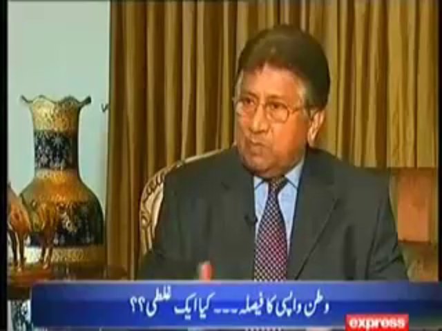 Exclusive Interview Gen (R) Pervez Musharraf with Dr. Moeed Pirzada – 29th December 2013