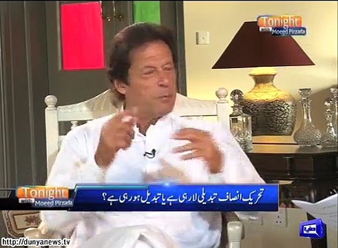 An Exclusive Interview with Imran Khan, Chairman Pakistan Tehreek…