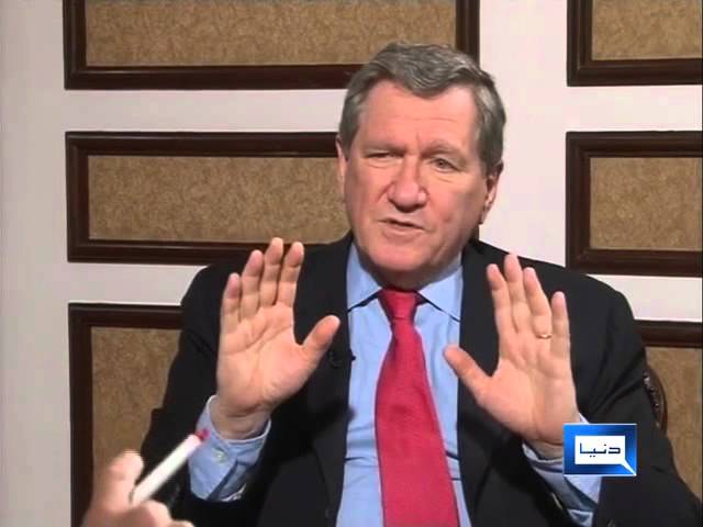 Amb Richard Holbrooke in debate with Dr. Moeed Pirzada