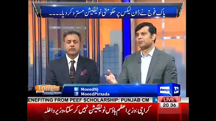 Tonight with Moeed Pirzada Part 2: Dawn Leaks and Government Response on Notification !