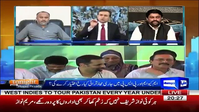 Tonight with Moeed Pirzada: MQM and PSP at the front line !