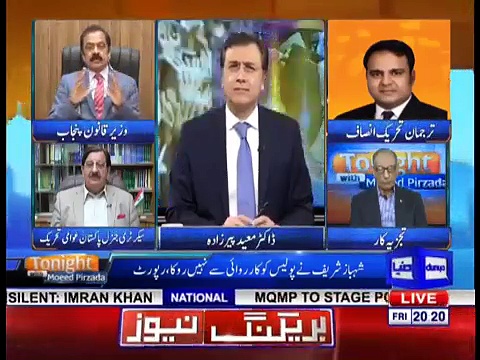 Tonight With Moeed Pirzada – Rana Sanaullah Special Interview – 8 December 2017